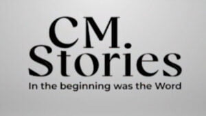 CM. Stories logo I n the beginning was the World