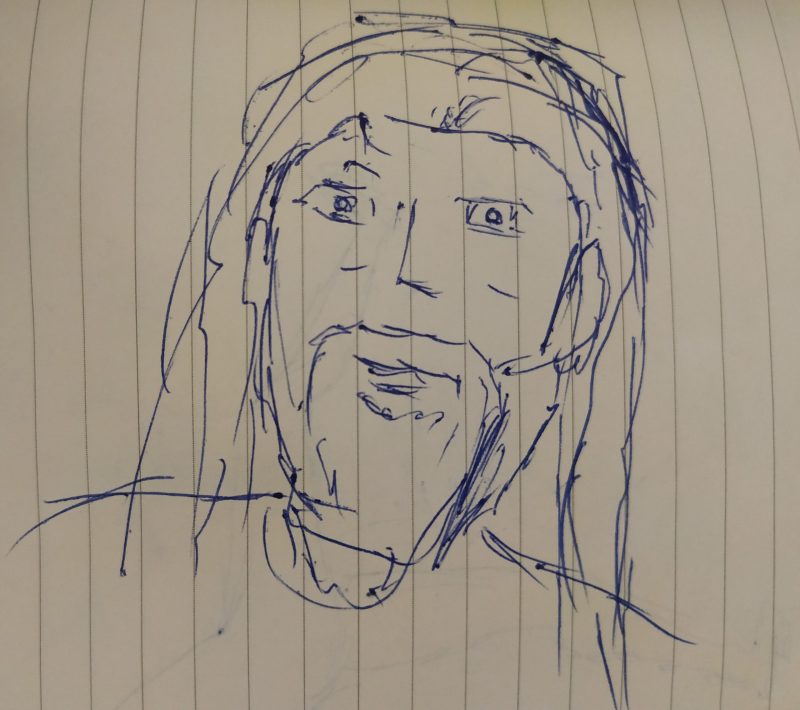 The face of Jesus